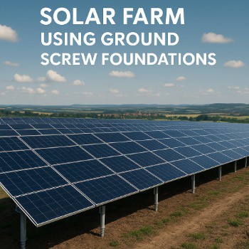 How To Protect Solar Panels On Screw Pile Foundations in The Desert From Quicksand And Storms?