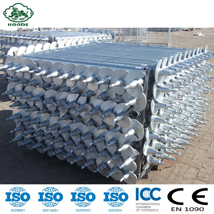 Wooden Plank Screw Pile Foundation